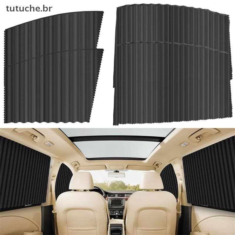 TU 4 Pçs Cortinas Magnéticas Para Carro Óculos De Sol Ajustável Bloco Janela Do Luz Solar Automotivas Dormir BR