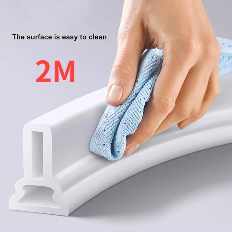 2M Peitoril De Barreira De Água De Silicone Para Pia De Cozinha Enviar cola de reforço Enviar cola de reforço