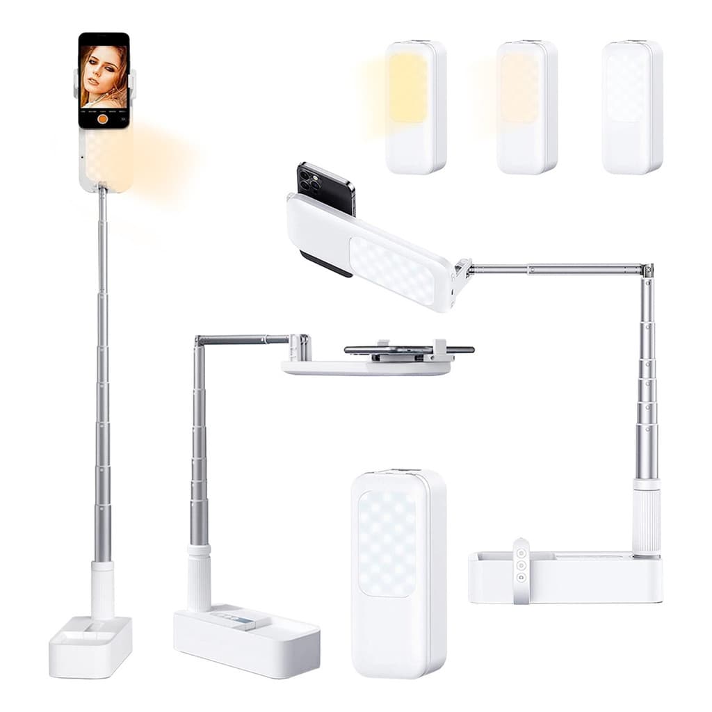 Suporte Tripe Celular Iluminador Live Videos Ring Light