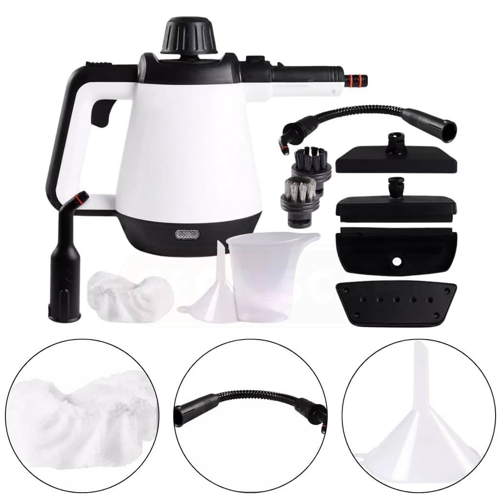 Vaporizador para Limpezas Profundas em Estofados, Vidros e Janelas + Acessórios  1300W 127V/220V