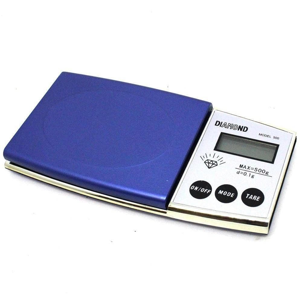 Balança de Precisão Digital de Bolso  Diamond Ouro 0.1g até 500g Balança Profissional Casa Trabalho