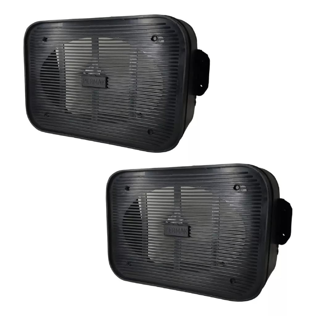 Kit 2 Caixas Plástica Para Alto Falante De 6 Polegadas 6x9