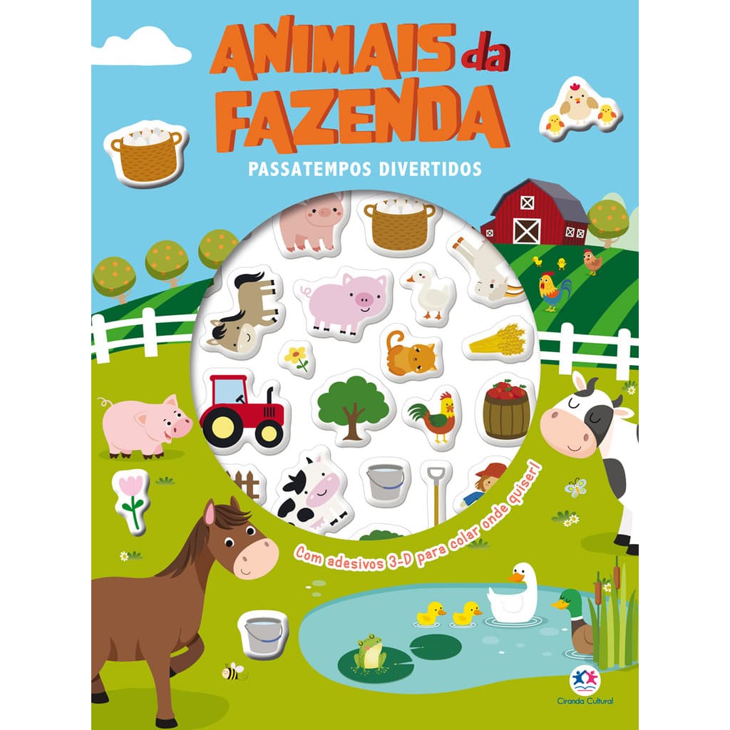 Animais da Fazenda - Passatempos divertidos