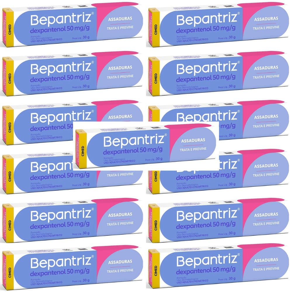 Kit C/ 13un Bepantriz Pomada Para Assaduras 30g Cada