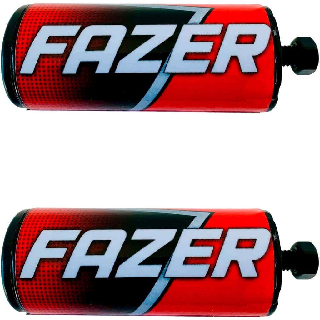 Fazer Tubo Par Slider Protetor Carenagem Motor Tanque Vermelho Pedal Moto para Mata Cachorro