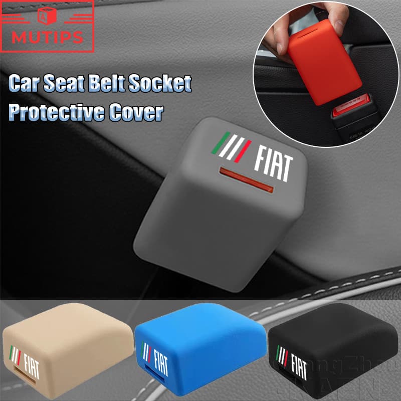 Fiat Capa De Soquete Para Cinto De Segurança De Carro Protetora De Base De Decoração À Prova De Poeira Strada Argo Mobi 