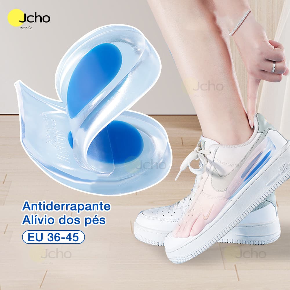 JCHO 1 pare palmilha ortopédica/calcanheira de silicone ortopédica esporão eu36-45