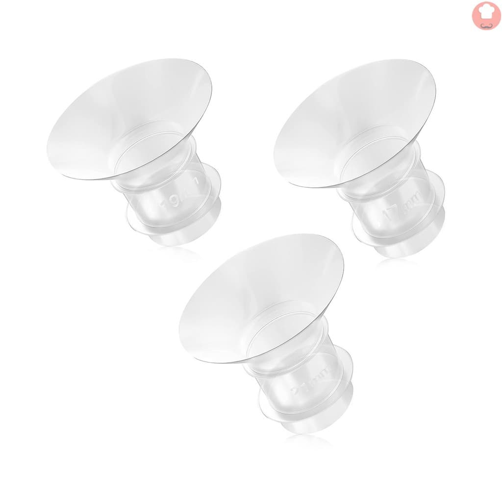 19mm 3pcs 17mm Bomba Tira Leite Chegada Mama] 17 19 21 Nova 17 Mm 3 21 [Novo 21mm [] Mis Pcs Conversor De Protetor De Pe