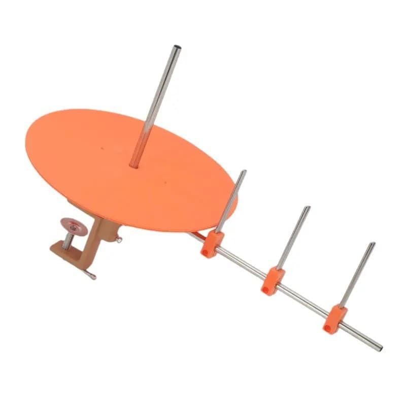 Suporte Prato Rolo Vies Com Guia De Maquina Galoneira