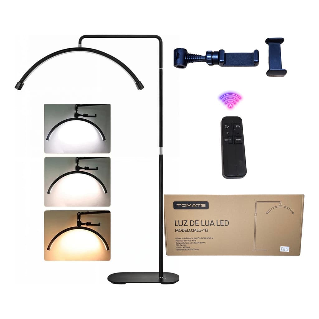 Luminaria Meia Lua Tomate MLG-113 Ring Original