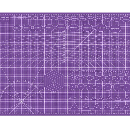 Base De Corte A2 60x45 Dupla Face Patchwork Artesanato Cores