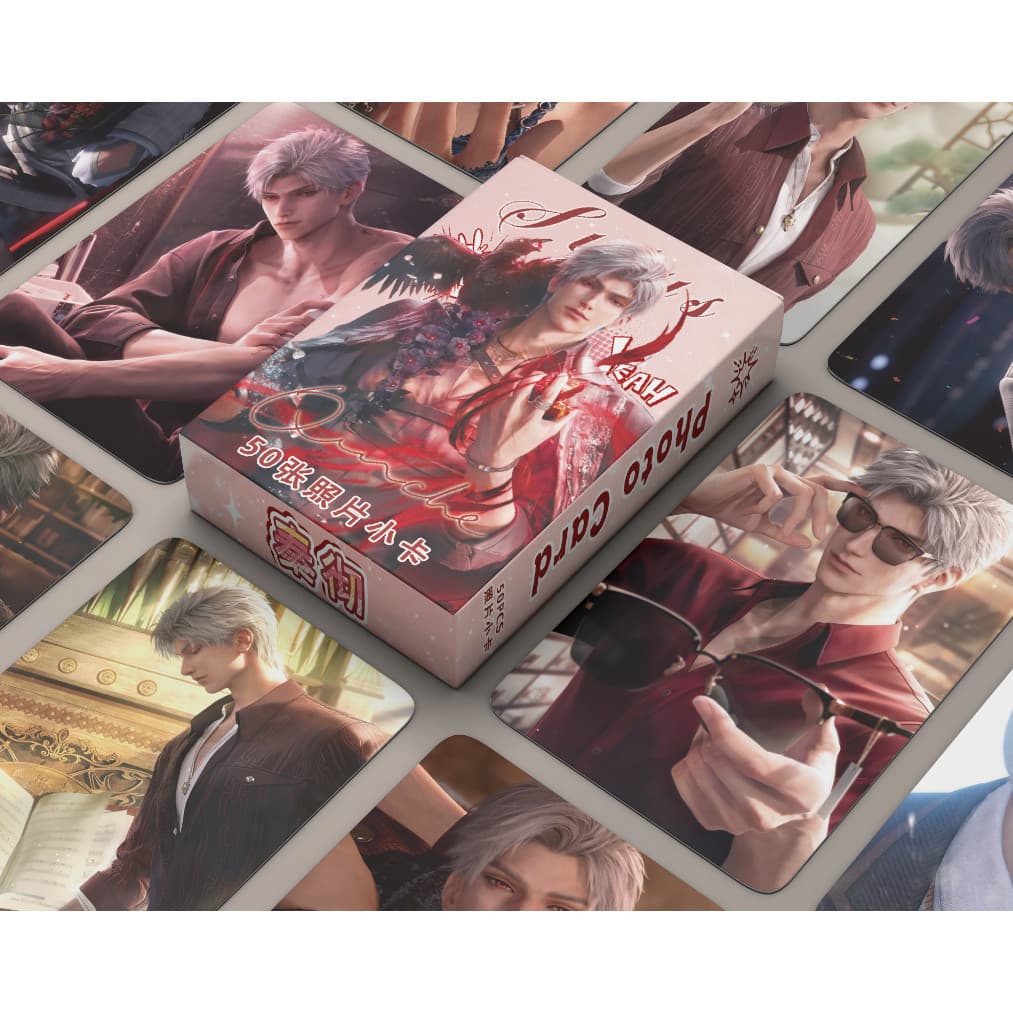 50-55pcs Manga Manhwa Amor E Espaço Profundo Luz Noite Laser Cartões Lomo Holográficos Evollove Fotográficos Sylus Xavier Zayne Osborn Sariel Evan Holograma Postais Itens Baratos CX