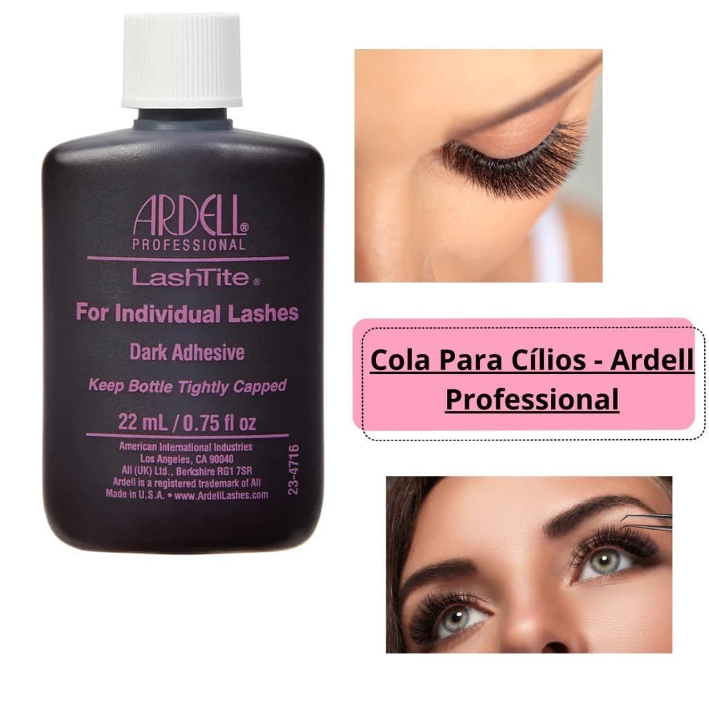 COLA PROFISSIONAL PARA CÍLIOS 22ML - ARDELL - ROXA - 22ML