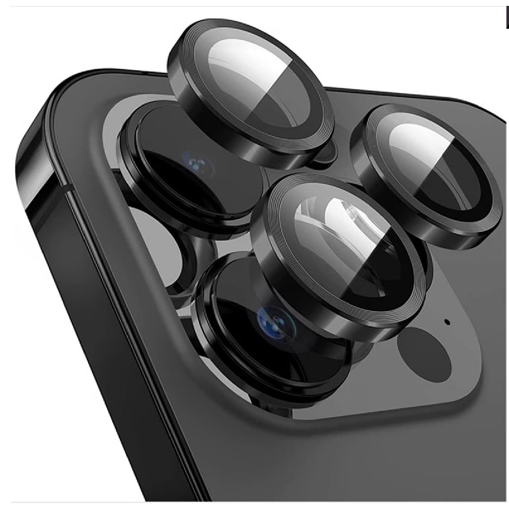 Kit Película Lente Para Câmera Liso Compatível Com iphone 11 12 13 14 15 16 Pro Max