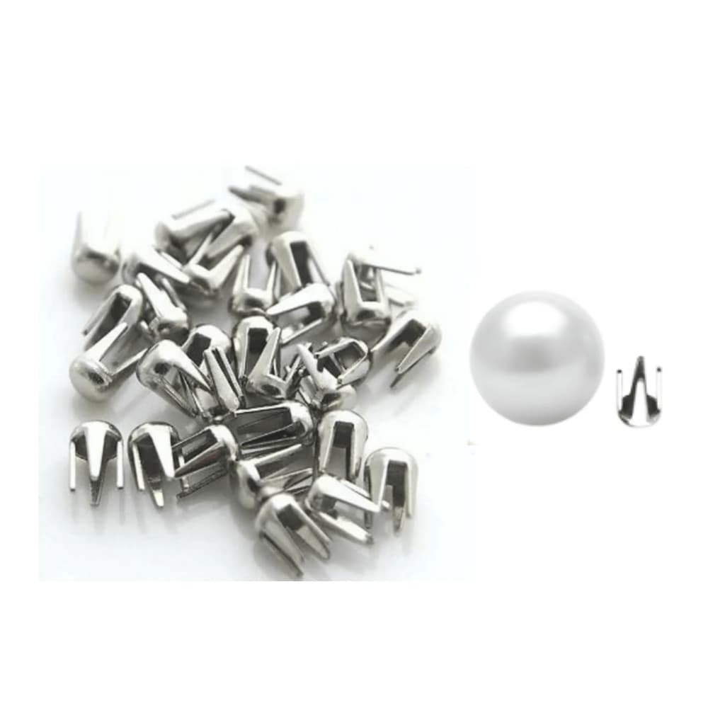 Tachinhas Rebite Aço Inox 1000 unidades para Pérolas Spikes Estrelas Máquina de Perola Balancim