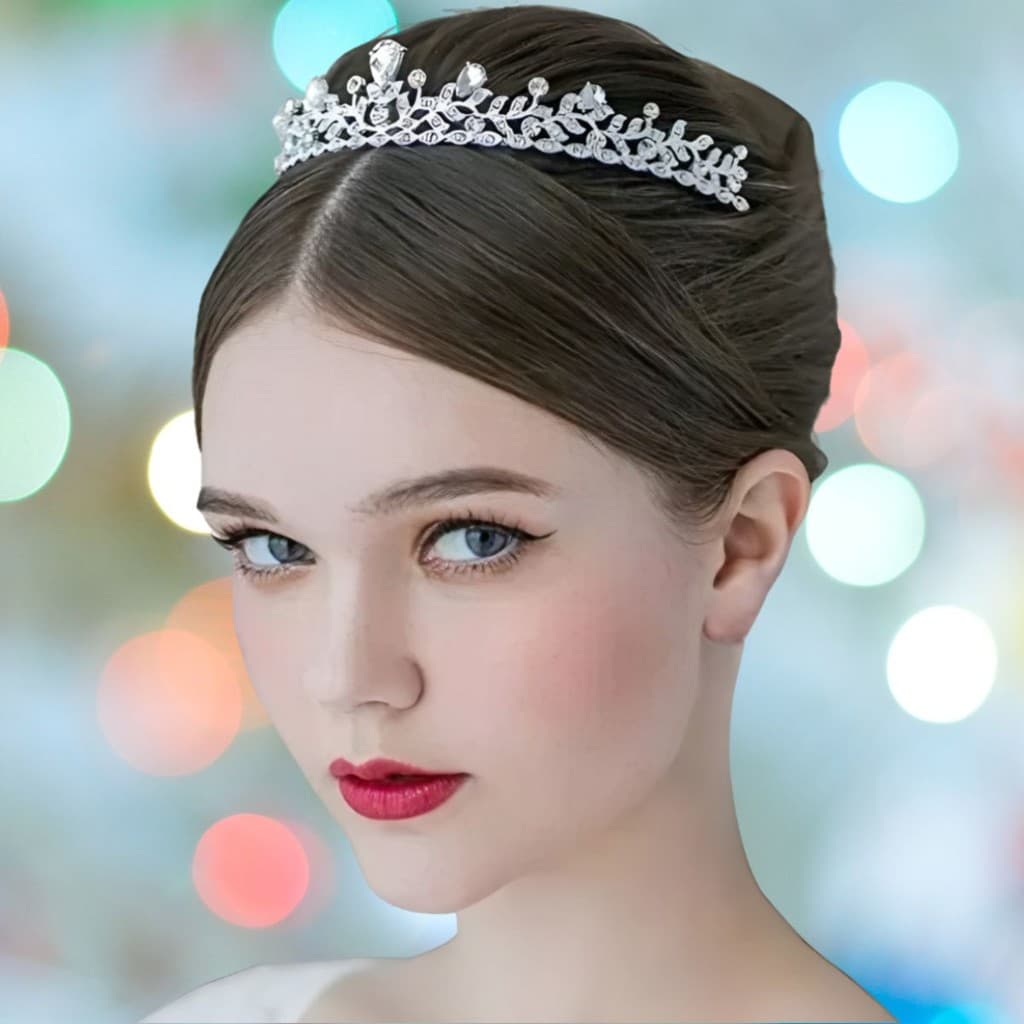 Coroa Tiara Strass Para Noiva Debutante Daminha Miss Casamento Formatura Acessório Brilhante Festas