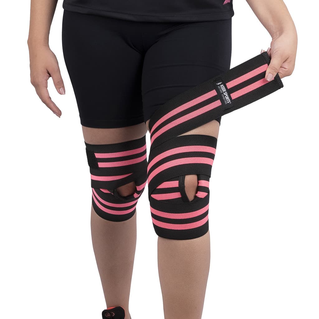Kit 2 Faixa de Compressão p/ Joelho, Joelheira Elástica Lpo