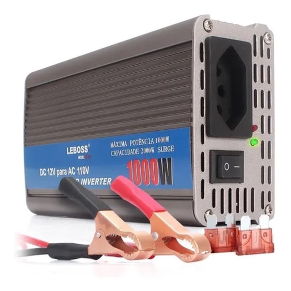 Inversor Tensao 12v  para 110v ou 220v 1000w Transformador Lb521 ou LB521A Conversor