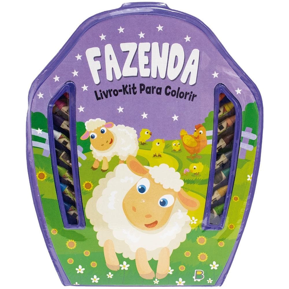 Livro-Kit Para Colorir: Fazenda