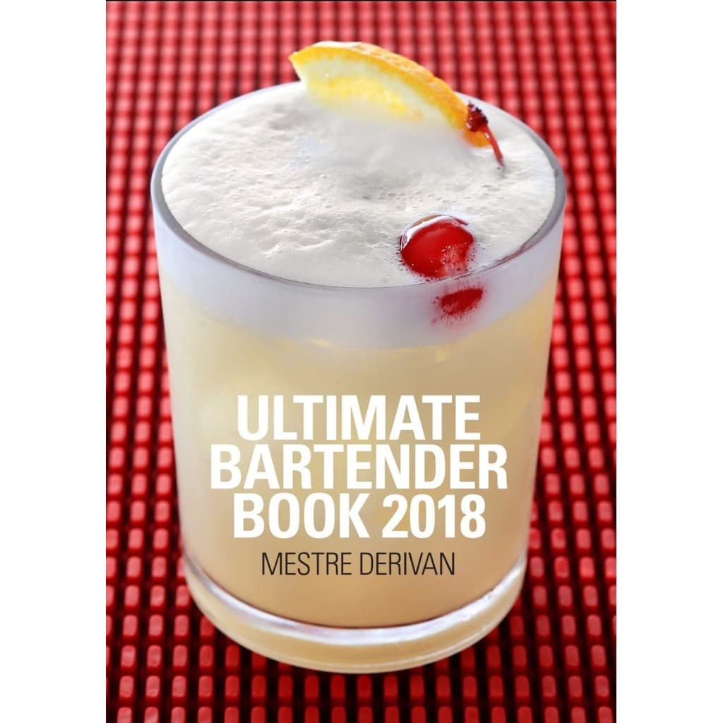 Livro Ultimate Bartender Book 2018 - Receitas e Manual