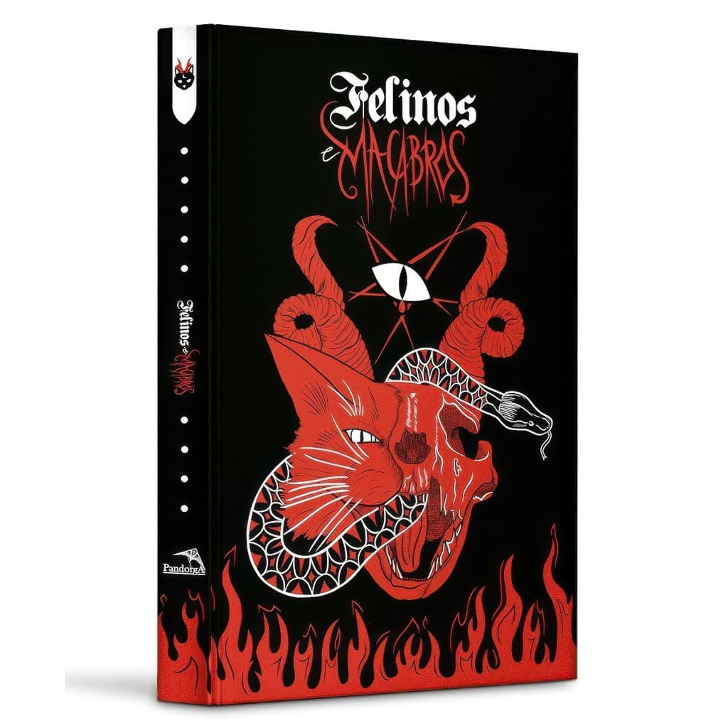 Livro Felinos e Macabros - H.P Lovecraft, Edgar Allan Poe | Editora Pandorga | CAPA DURA