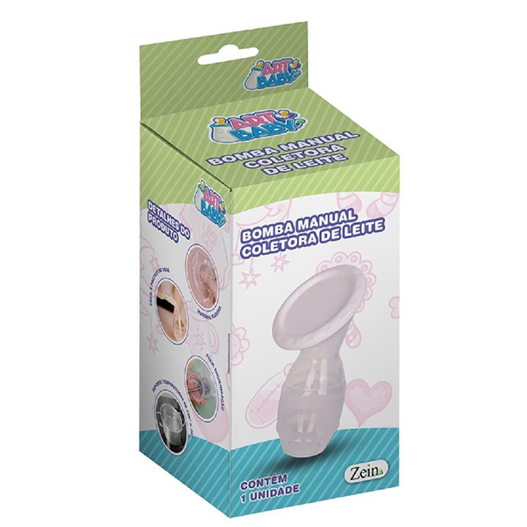 Bomba De Tirar Leite Manual Materno Coletor Bombinha Peito