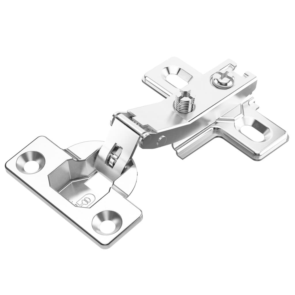 Kit 6 Dobradiça Armário Cozinha Guarda Roupas 26 Mm Curva