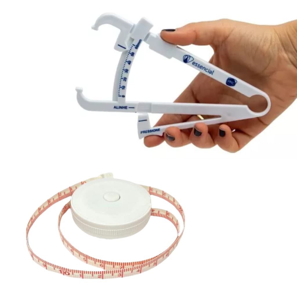 KIT ADIPOMETRO ESSENCIAL + FITA METRICA 1,5