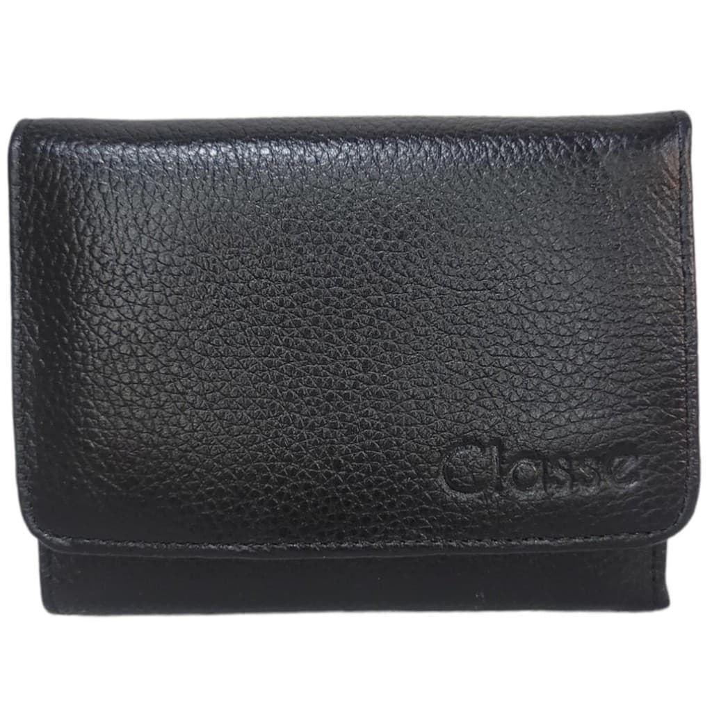 Carteira Feminina Classe Couro Com Fecho Imã