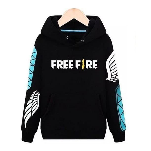 Blusa Moletom Angelical Personalizada Free Fire Algodão Unissex