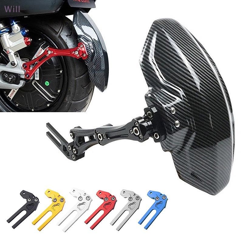 Rack De Extensão De Guarda-Lamas CNC Liga De Alumínio Alongada Espessada Para Pára De Motocicleta