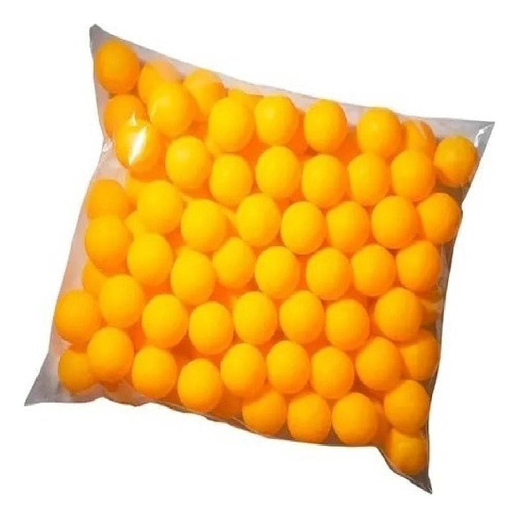 Bolas / Bolinhas De Ping Pong Laranja Pacote Com 18 Unidades