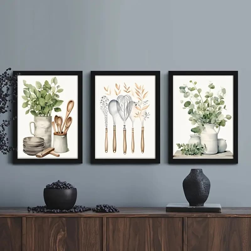 Quadros Decorativos para cozinha Artigos decorativos cozinha Moderno