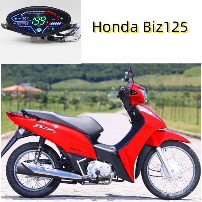 100% novo para Honda biz100 biz125 C100 Velocímetro Digital de Motocicleta Painel de Controle de RPM biz100 biz100 C100 