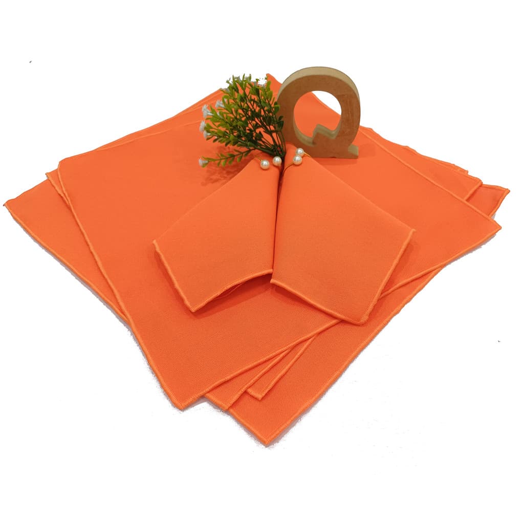 4 Guardanapos para Páscoa Laranjas Em Tecido Oxford 35x35