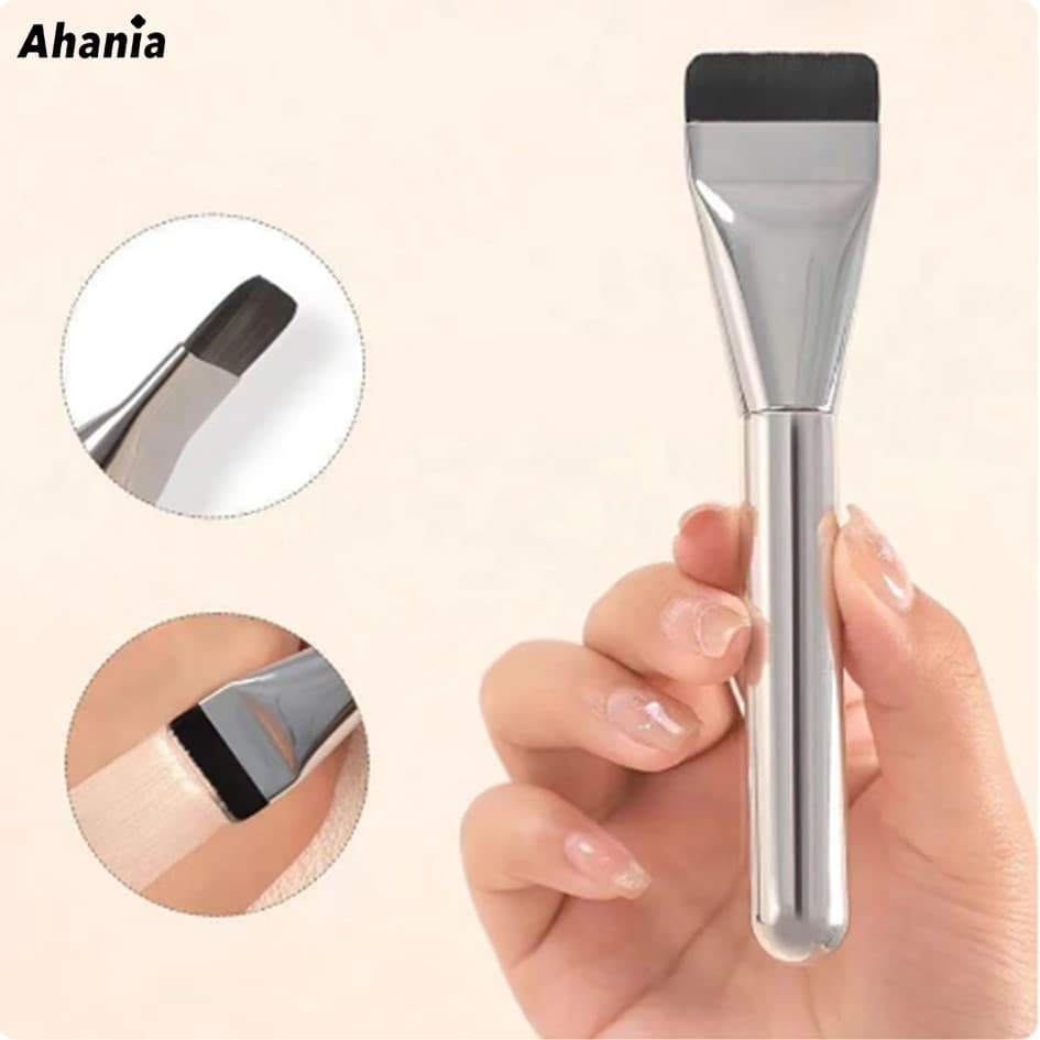 Ahania Pincel De  Base Corretivo, Contorno Facial, Máscara Facial, Mistura Plana Pincel De Maquiagem