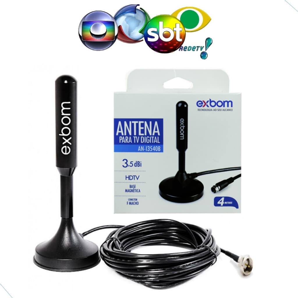 ANTENA INTERNA DE TV DIGITAL UHF FULL HD TERRESTRE