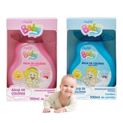 Deo Colônia Infantil baby Muriel Perfume de bebê - Escolha tipo e tamanho