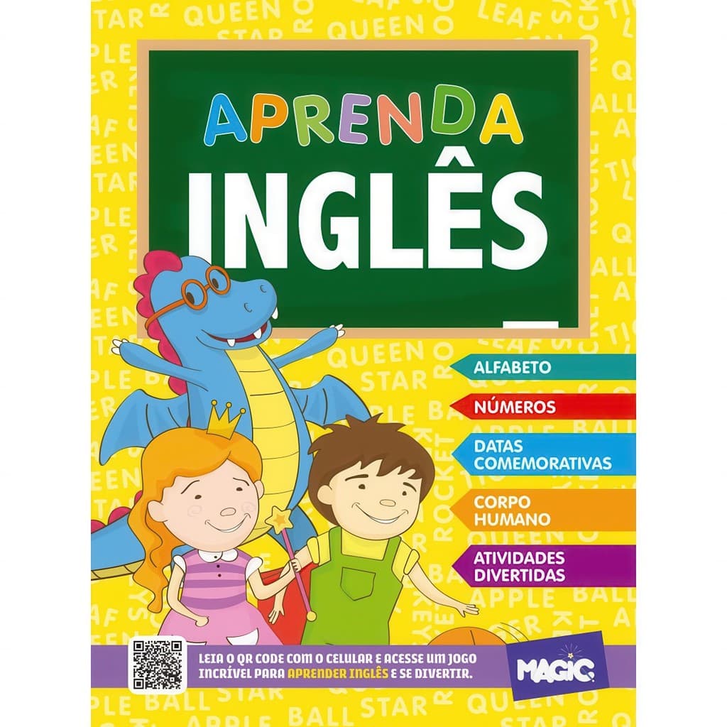 Livro Aprenda Inglês Fundamental I - Tânia Araújo Moreira | Magic Kids