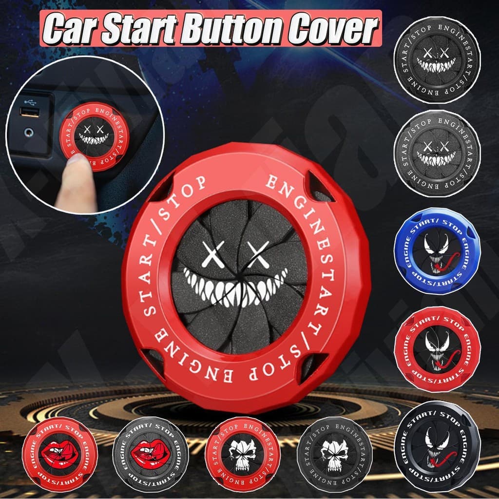 Capa Para Botão De Partida De Carro , Protetor De Motor Rotativo , Universal , Acessório cupionbr