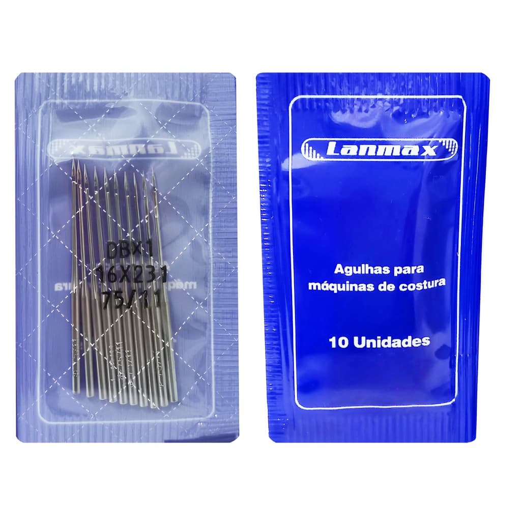 20 Agulha Reta Cabo Fino DBX1 Industrial Maquina De Costura