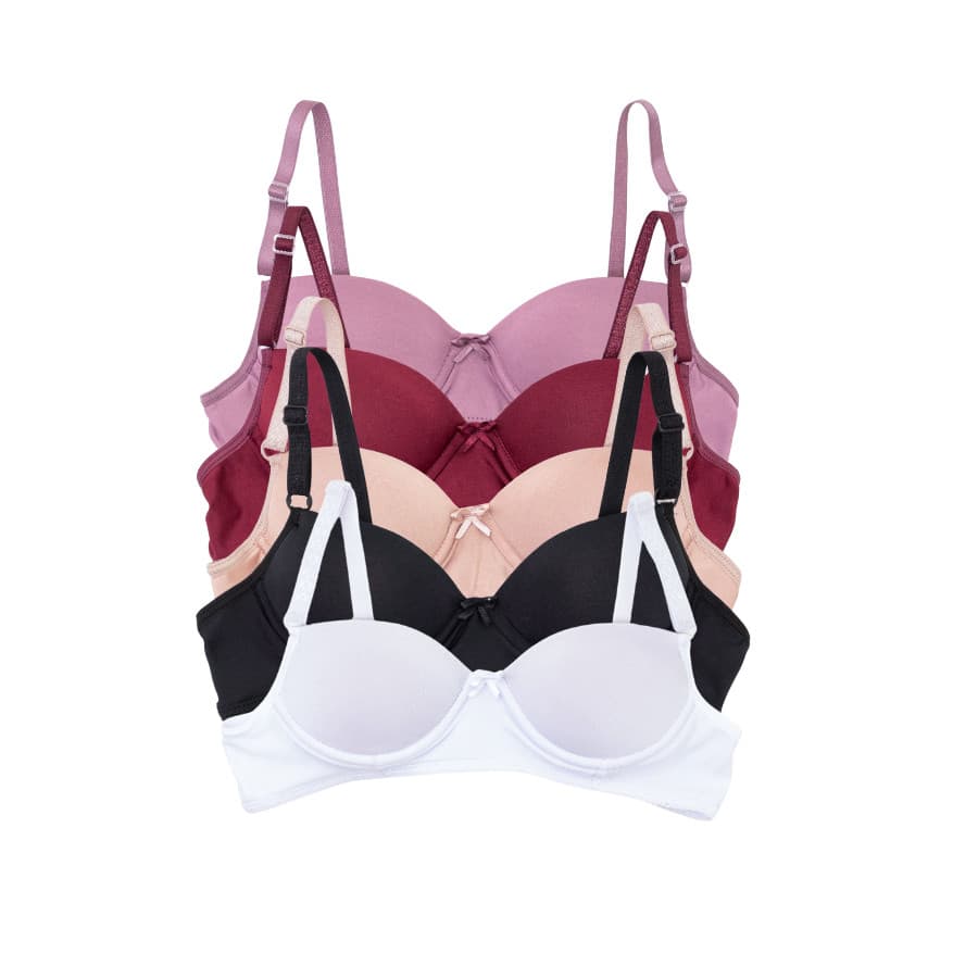 Kit Sutiã Com Bojo Infantil Microfibra Direto Da Fabrica