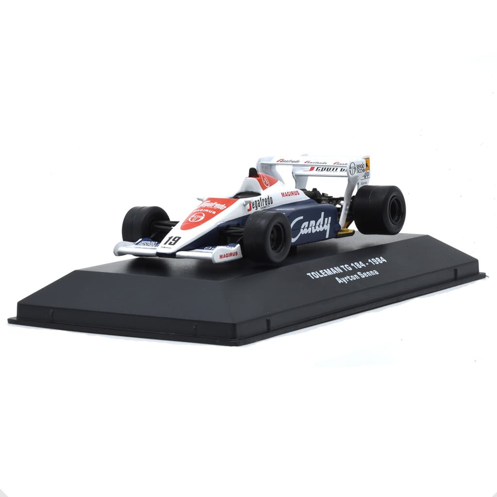 Coleção Lendas Colecionáveis: Toleman TG 184 1984 (GP França) Ayrton Senna - Edição 07