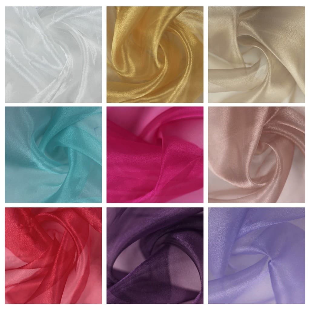 5m Tecido Organza Cristal 100% Poliester ( 5m x 1.50m )