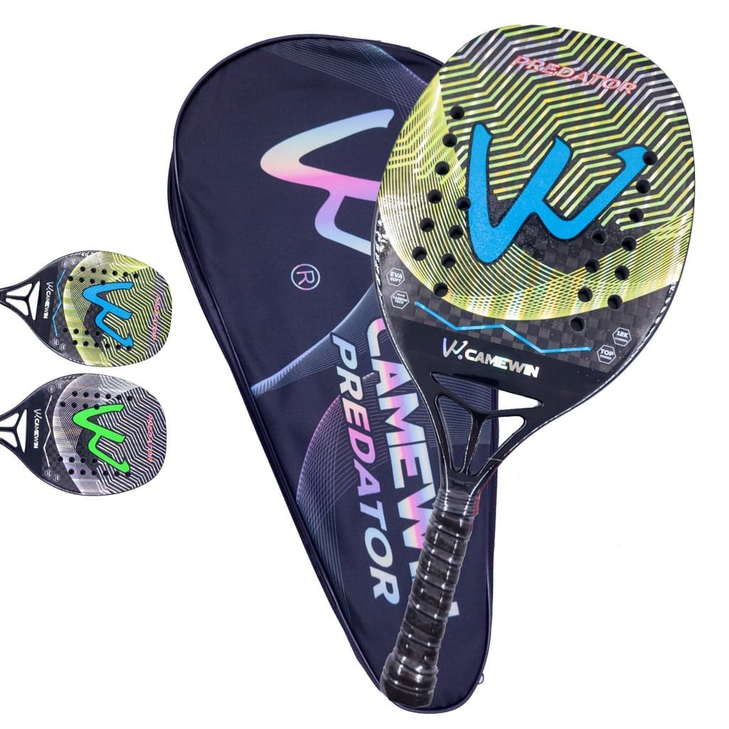 Raquete Beach Tenis Original Camewin Carbon 12K Profissional
