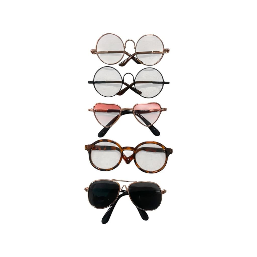 ÓCULOS PARA AMIGURUMI BONECO ESTILO VESTIR BRINCAR ARTESANATO - CÍRCULO