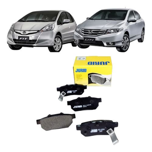 Pastilha De Freio Traseira Honda City e Fit - 2009 A 2014