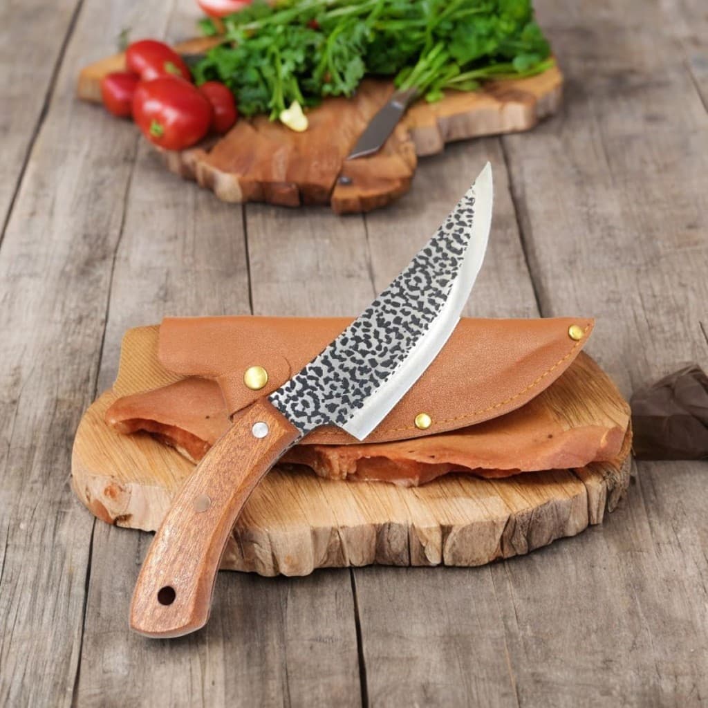 Faca Artesanal de Cozinha Churrasco Desossa Forjada à mão