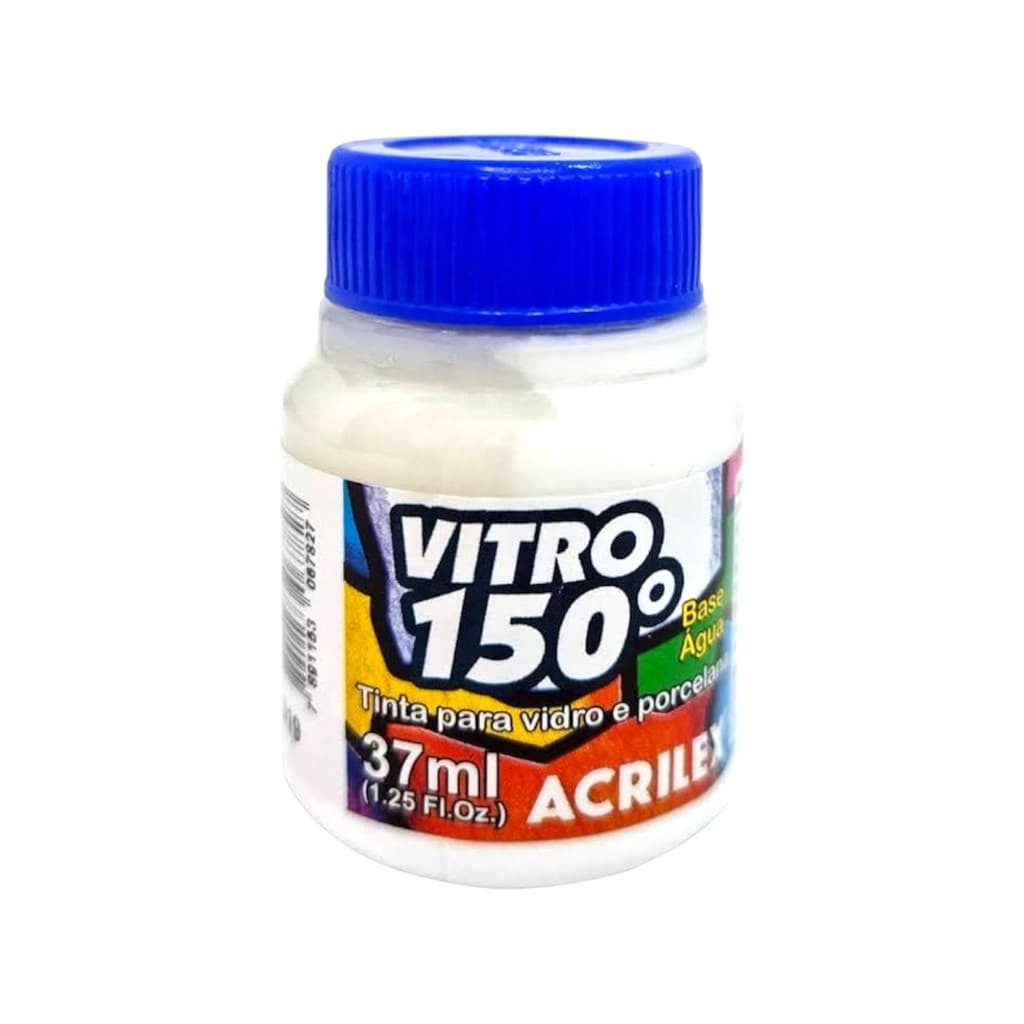 VITRO 150º TINTA PARA VIDRO E PORCELANA 37ML A BASE DE ÁGUA - ACRILEX