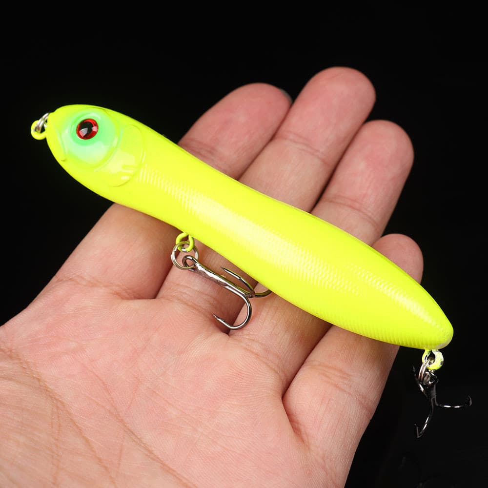 1 Peça Lápis Popper Iscas De Pesca Em Água Superior Isca Artificial 10cm 16g